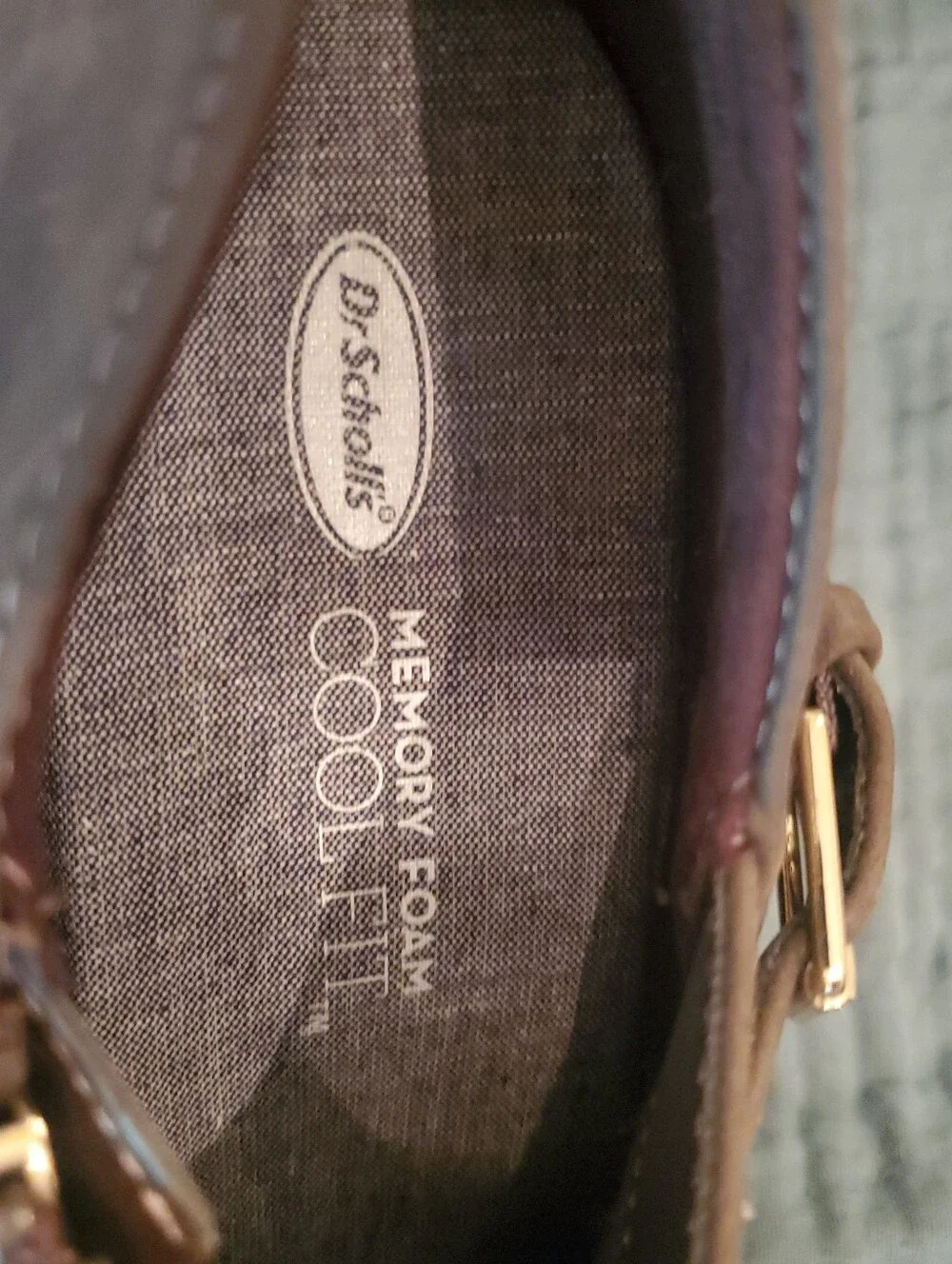 Dr. Scholl's Women's greenish brown  Ankle Boots Memory Foam Side Zip size 9.5